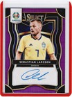 2020 Select Uefa Euro Sebastian Larsson Signatures Auto Purple 70/75