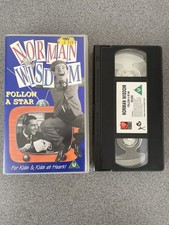 Classic Norman Wisdom Comedy Film Movie ' Follow A Star ' PAL VHS Video Tape