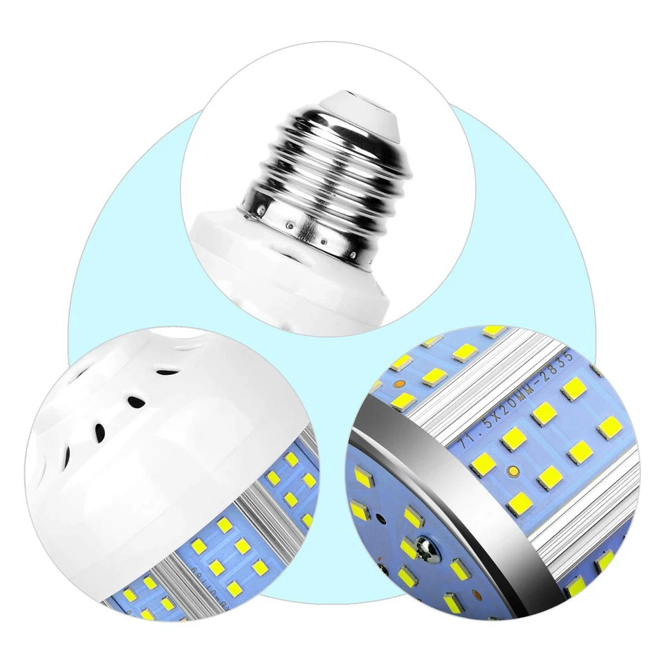 2 Pack 280W Equivalent LED Corn Light Bulb, 4000 Lumen 6500K Cool White Dayli... - Image 4 of 4