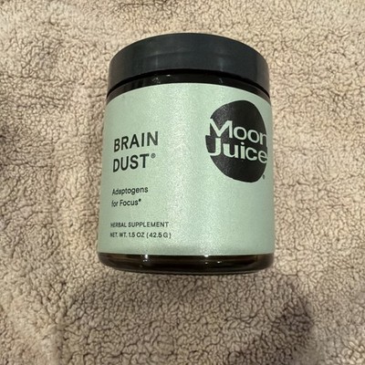 Moon Juice Brain Dust Adaptogens for Focus Herbal Supplement, 1.5 oz