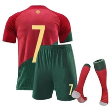 Football Jersey, jersey 2022 Soccer T-Shirt Boys Kids 6-7 Years, Red