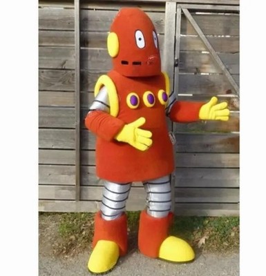 Halloween robot Mascot Costumes Christmas Party Dress Cartoon Character Carnival