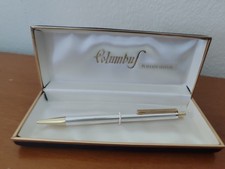 COLUMBUS Penna a Sfera Placcata Argento Vintage Molto Bella Ballpoint Pen