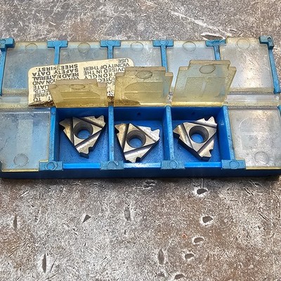 Qty 3 Iscar 16IR8API-RND 16IR 8API RND 5901094 IC50M Carbide Threading Inserts