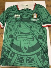 ABA Sport Mexico Soccer Jersey Green Copa Mundial FIFA Francia 98