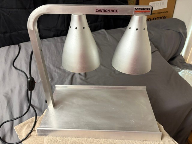 Merco * Heat Lamp * Model B-2 * 500 Watts * 120V * Food Warmer * Heat Lamp