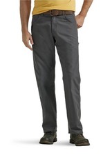 Wrangler Men Workwear Relaxed Fit Utility Pants Utility Pockets Graphite 36x32