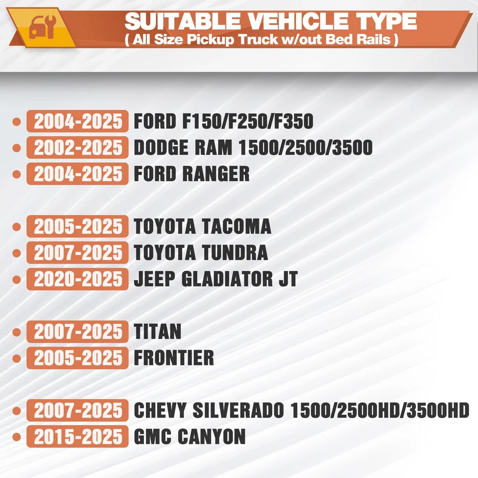For JEEP GLADIATOR JT/FORD F150/F250/F350/RAM 1500/2500/3500 Truck Ladder Rack Foto 2 de 4