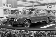 Audi 100 Coupe Frankfurt Motor Show At Messe Frankfurt October 16- 1969 Photo 2