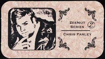 #ad CHRIS FARLEY 2011 Zeenut Art Series #x27;Z#x27; Uncut COUPON HOLLYWOOD LEGEND $18.99