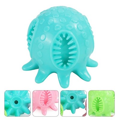 1PC Cartoon Sounding Octopus Form Spielzeug Dog Bite Molar Toy (zufällige