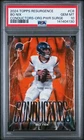 Bo Nix 2024 Topps Resurgence #C-8 Orange Power Surge Conductors RC /25 PSA 10