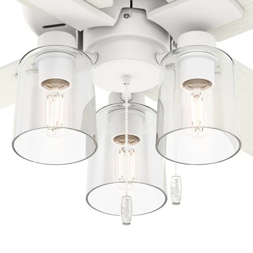 Hunter Fans - Hartland 44 Inch Ceiling Fan with LED Light Kit and Pull - Picture 4 of 4