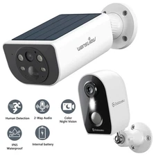 Wireless 2K Outdoor Security Camera System WiFi Battery Powered Human Detection