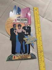 FRANK, LIZA & SAMMY Promotional Table Standee (Unused) Michelob
