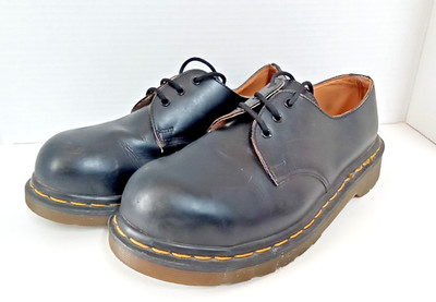 Y2k Dr. Martens Womens 1925 Steel Toe Shoes 80s-90s US Size 7 Made In England