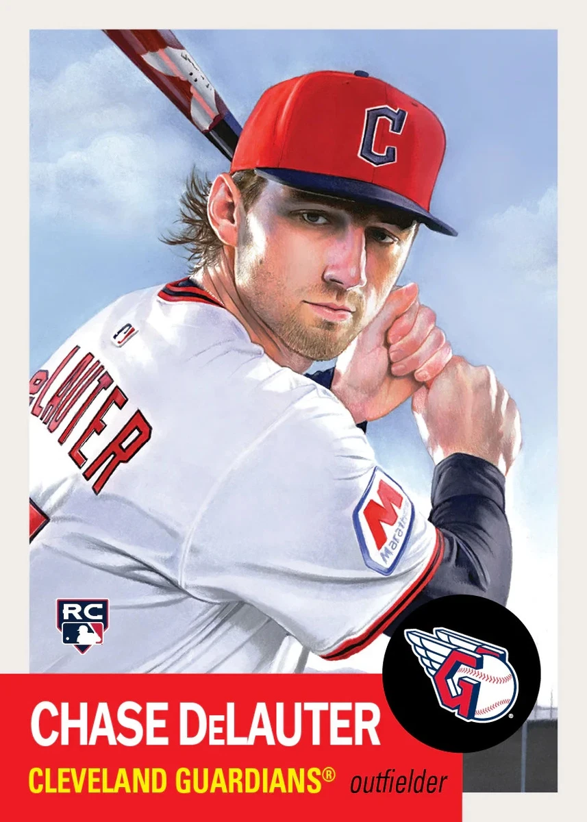 バットカード　インディアンズ　ガーディアンズ　MLB Cleveland Guardians Baseball Sports Trading Cards & Accessories