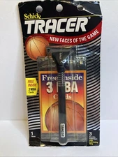 1994 Schick Tracer Razor Blades 3 Flexible Cartridges NOS NEW 3 NBA Hoops Cards
