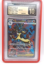 Pokmon Mega Evolution - Mega Lucario Ex 160132 Ultra Rare - Cgc 10 Pristine Pokmon Mega Evolution - Mega Lucario Ex 160132 Ultra Rare - Cgc 10 Pristine
