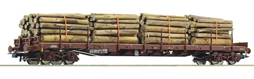 Roco77685 - Rungenwagen, Gattung Rs ÖBB/RCW, Neuware mit Ladegut! selten | Condition: Neu