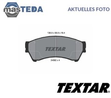 2458201 SATZ BREMSBELÄGE BREMSKLÖTZE VORNE TEXTAR NEU OE QUALITÄT