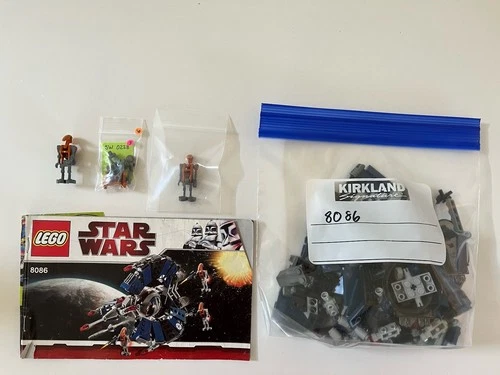 Lego Star Wars 8086 Droid Tri-Fighter 100% Complete With Manual And Spare Parts