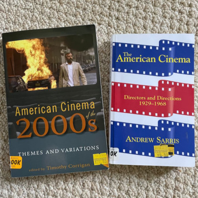 Two (2) American Cinema Books - Andrew Sarris Directors + Timothy Corrigan 2000s