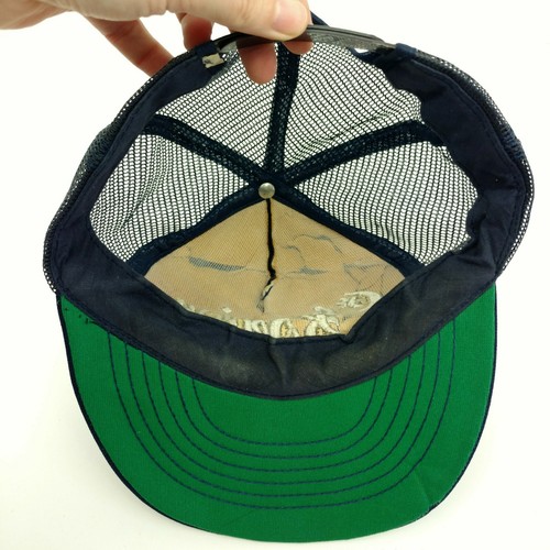 Gorra de camionero vintage Champion Boats azul Snapback - Imagen 5 de 6