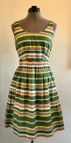 Boden Cotton Striped Sleeveless Sundress Size 2R