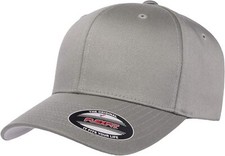 Flexfit Men's Athletic Baseball Fitted Cap Small-Medium, Gray