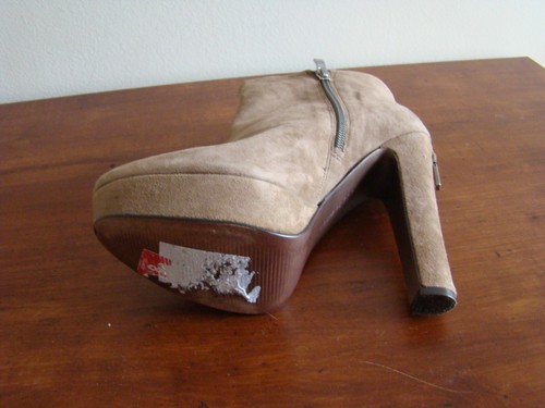 Bcbgeneration Joesana Mujer Zapatos EE. UU. Talla 8 M Marrón Botín Plataforma Botas Tacones - Imagen 8 de 8