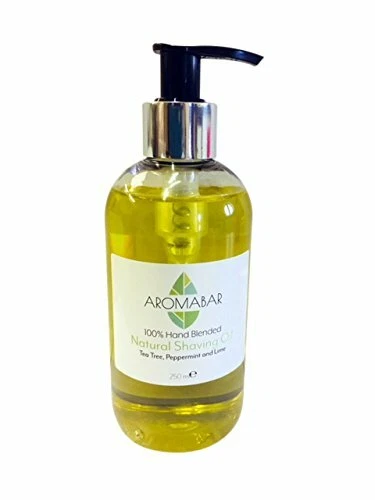 AROMABAR natürliches Rasieröl Teebaum Pfefferminze & Limette 250ml