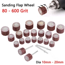 80 - 600 Grit Sanding Flap Wheel Φ8-20mm Abrasive Discs For Dremel Rotary Tool