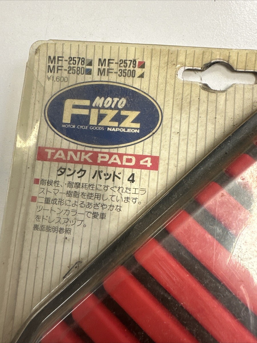 Universal Motorrad Moto Fizz Tank Pad. 4 MF2579 Napoleon Rot