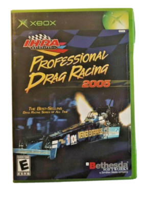 IHRA PROFESSIONAL DRAG RACING 2005 Case/manual with 2004 Game Disc Xbox Ship Now