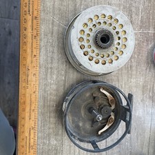 Vintage Leeda Rimfly Fly Fishing Reel Decent Condition, Some Fly Line On Reel 