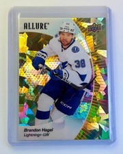 Brandon Hagel Yellow Taxi 2023-24 Allure Upper Deck Hockey NHL Card No. 93