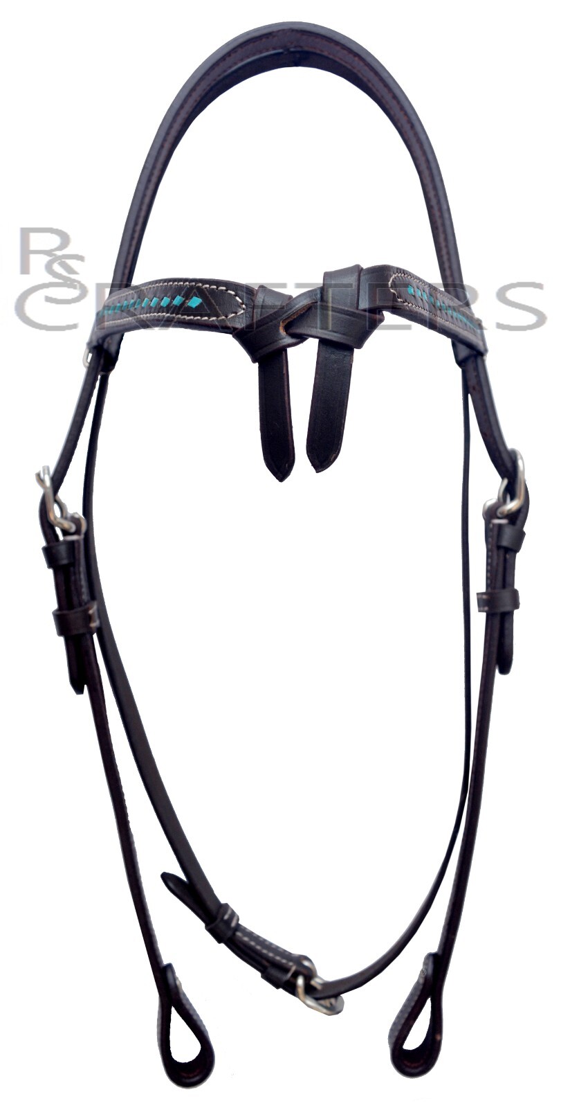 Weaver Leather Futurity Stirnband - Hochwertiges Arbeitsgeschirr Mit Blumenmuster