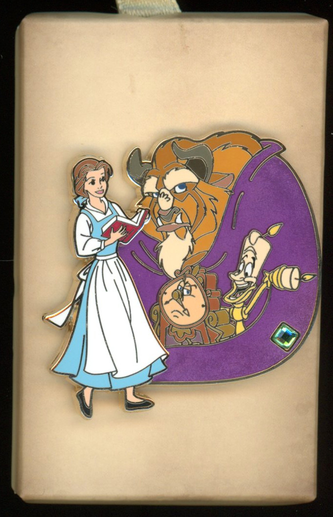 20 Years Of Trading Storybook Beauty And The Beast Belle Beast LE 500 Disney Pin