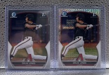 2023 Bowman Chrome 1st Druw Jones Diamondbacks Base & Mojo Refractor # BCP-25