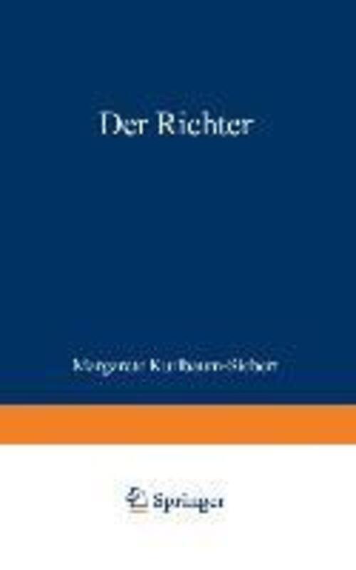 Thumbnail - Margarete Kurlbaum-siebert | Der Richter | Taschenbuch | Deutsch |