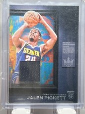 2023-24 Court Kings Jalen Pickett Debut Showcase Rookie Patch Denver Nuggets RC