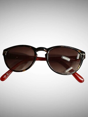 Cole Haan C6089 Tortoise Shell Red Sunglasses Cole Haan C6089 21 Tortoise Red Frame Brown Sunglasses 50-24  main image 4