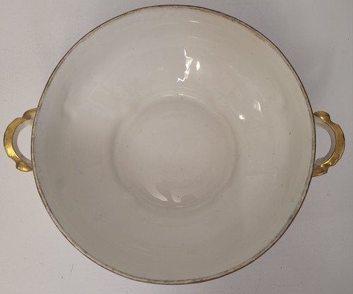 Antique Limoges France Elite Works Bridal Wreath Round Bone China Dish - Foto 3 di 5