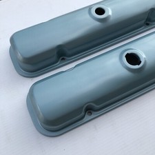 67-72 Gto Firebird Valve Covers Reproduction Blue Pr. 67-81 Pontiac Drippers New