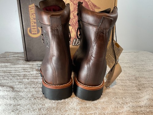NOS Vintage Chippewa USA 29414 Vibram Leather Mens LEATHER Boots MULTIPLE SIZES - Picture 6 of 9