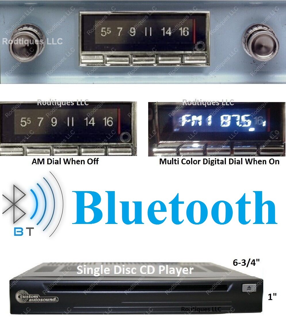 1960-63 Chevy GMC Truck Bluetooth Stereo Radio Muti Display + CD