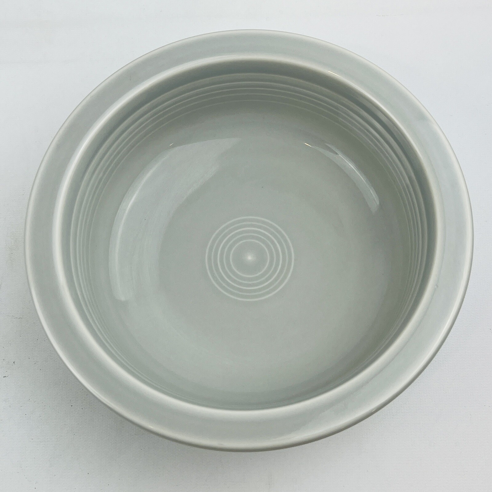 Fiesta Pearl Gray Vegetable Bowl 8" Round 39oz Homer Laughlin HLC