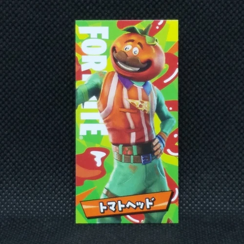 Tomato Head Fortnite Skin Sticker No.006 Corocoro Comic Limited 2021 Japanese