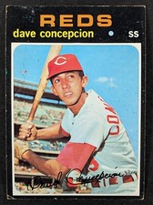 1971 Topps Baseball #14 Dave Concepcion Rookie Cincinnati Reds